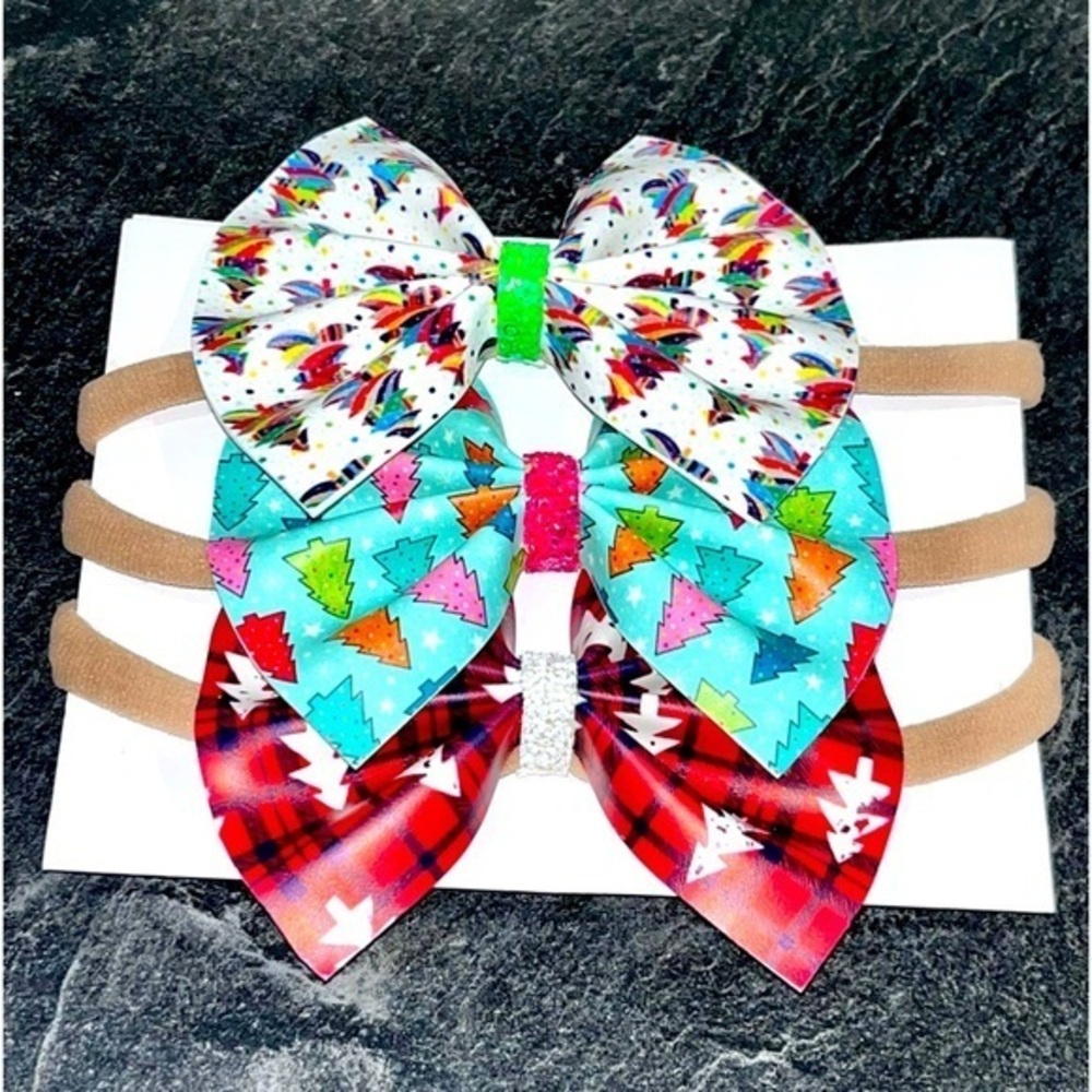 NEW Ariel Christmas Boutique bows on nylon wrap